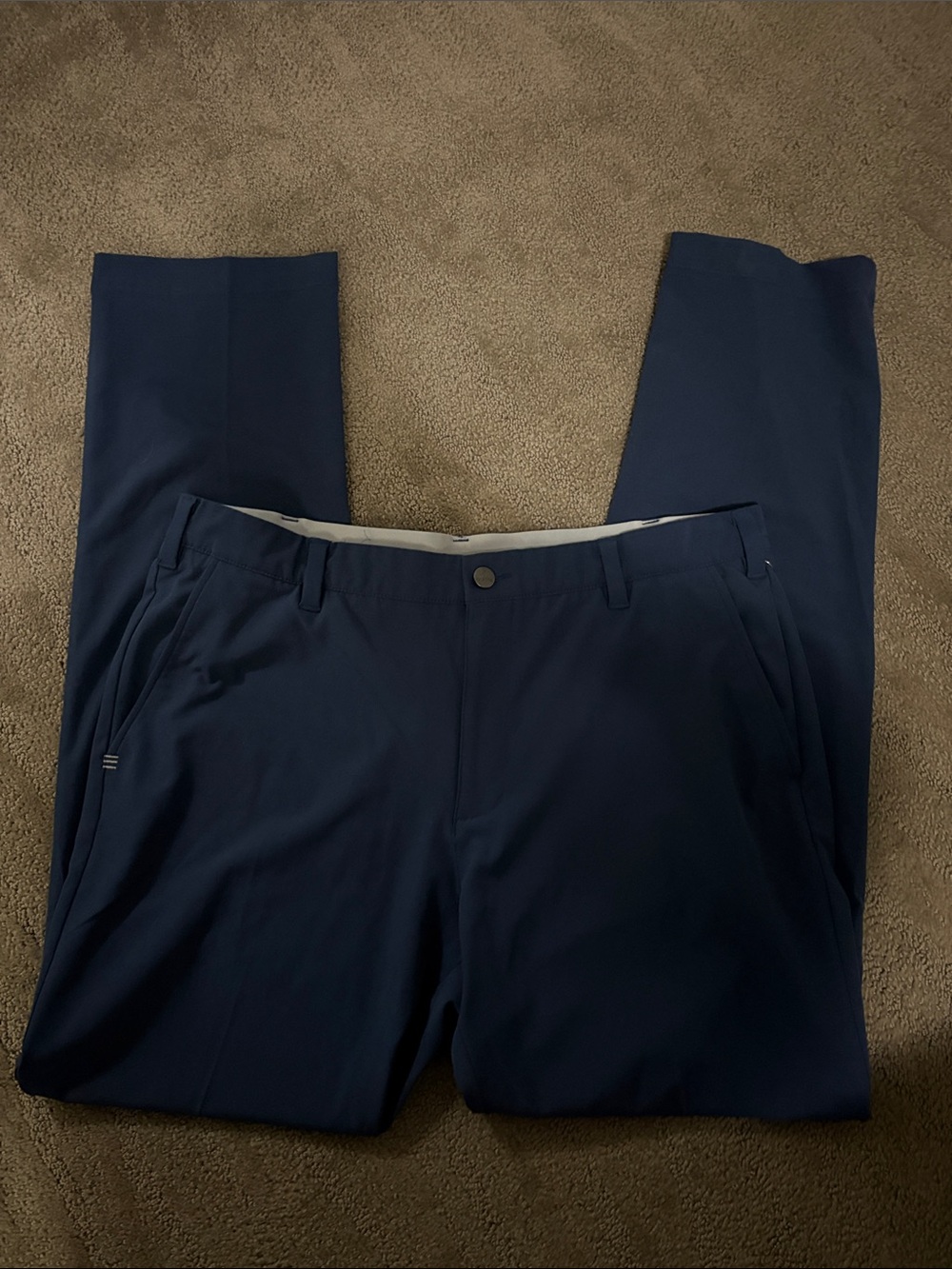 adidas Men's Navy Chino Performance Pants
